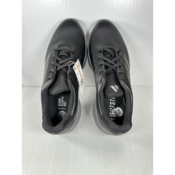 Size 9.5 Mens Adidas ZG23 Golf Shoes Black Silver Metallic Grey GW1178 NEW main image 7